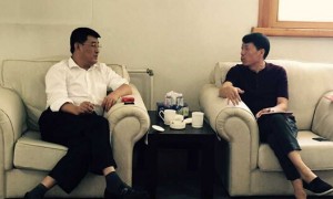 祁春学会长一行到达隆达骨质瓷有限公司参观考察